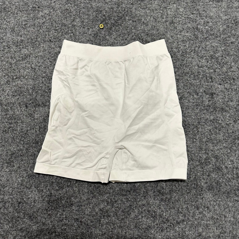 Nike Compression Shorts Womens Size S White Seamless Stretch Athletic Base Layer